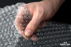 Popping the bubbles in bubble wrap