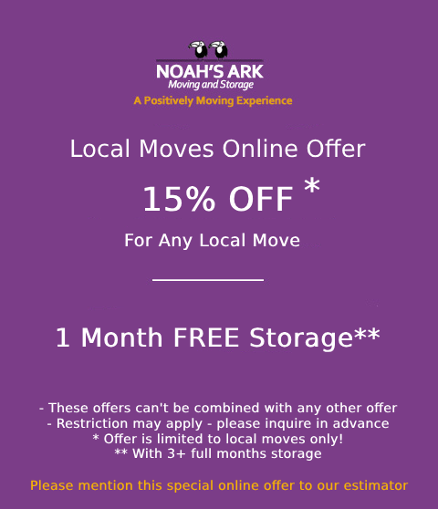Noah's Ark Moving & Storage Offer